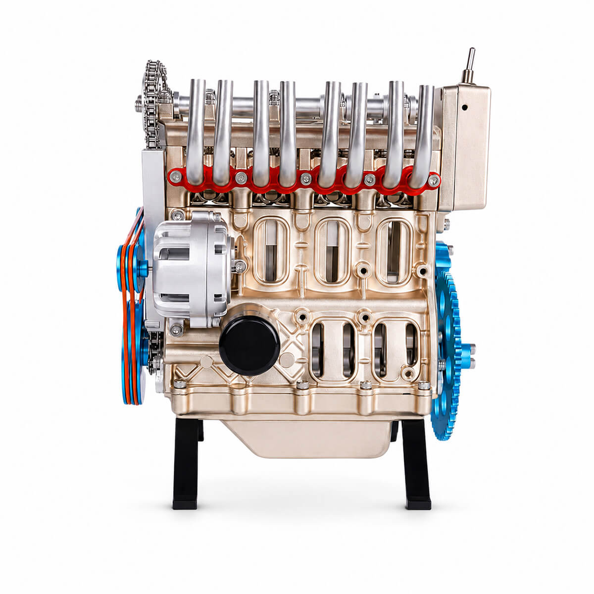 Exposed Inline 4 Engine - Metal Construction Set