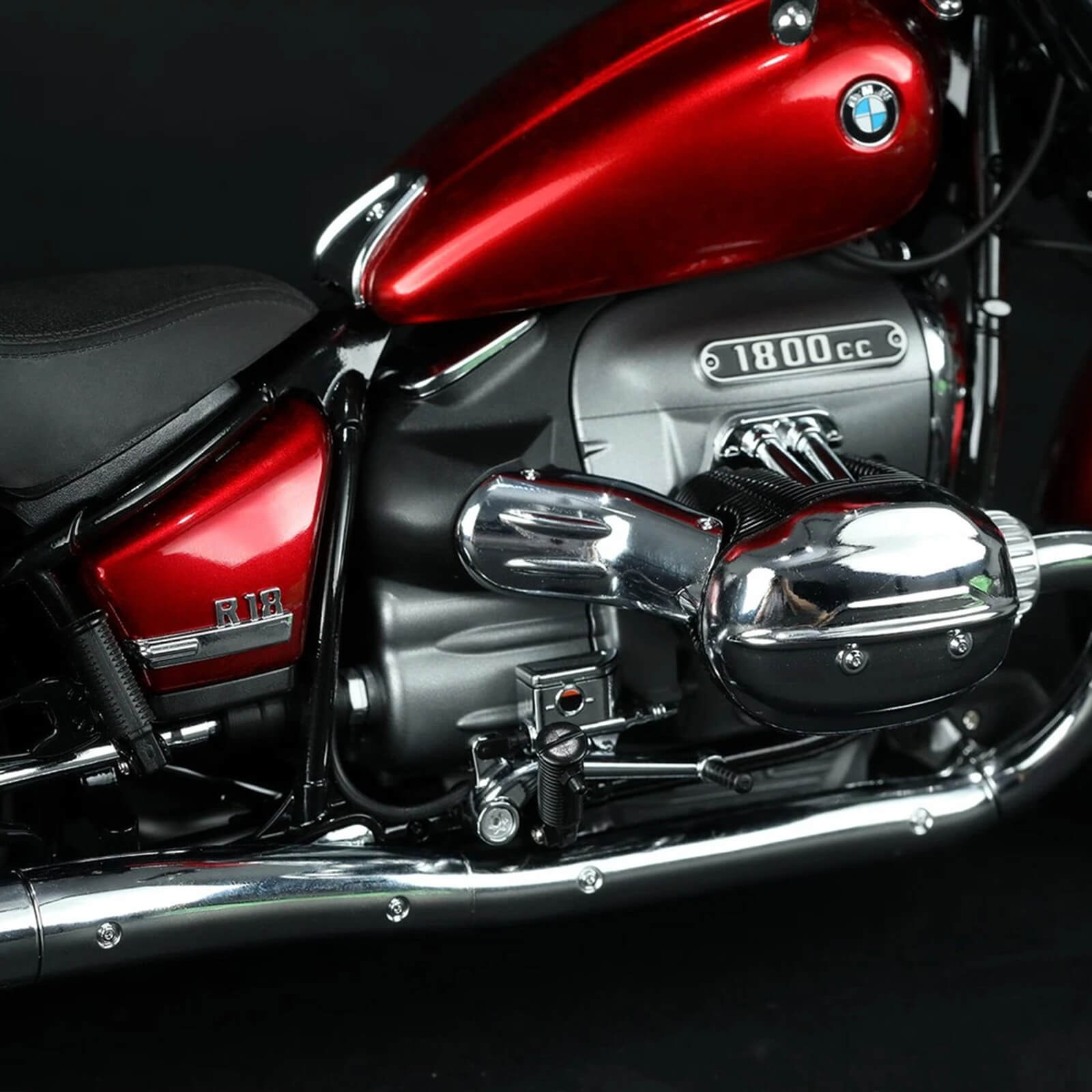 BMW R18 Classic Metallic Red - Construction Set