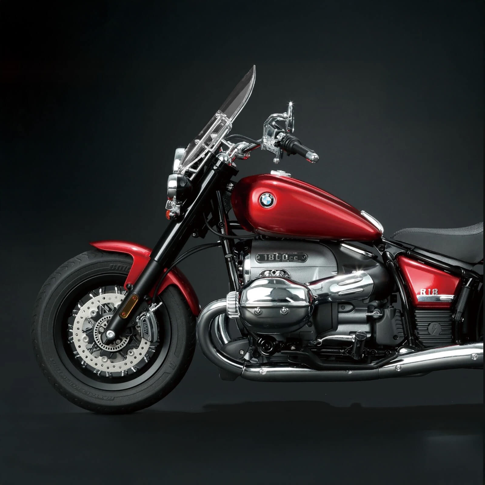 BMW R18 Classic Metallic Red - Construction Set