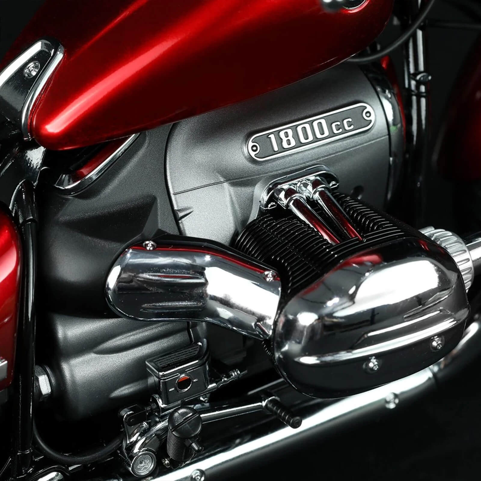 BMW R18 Classic Metallic Red - Construction Set