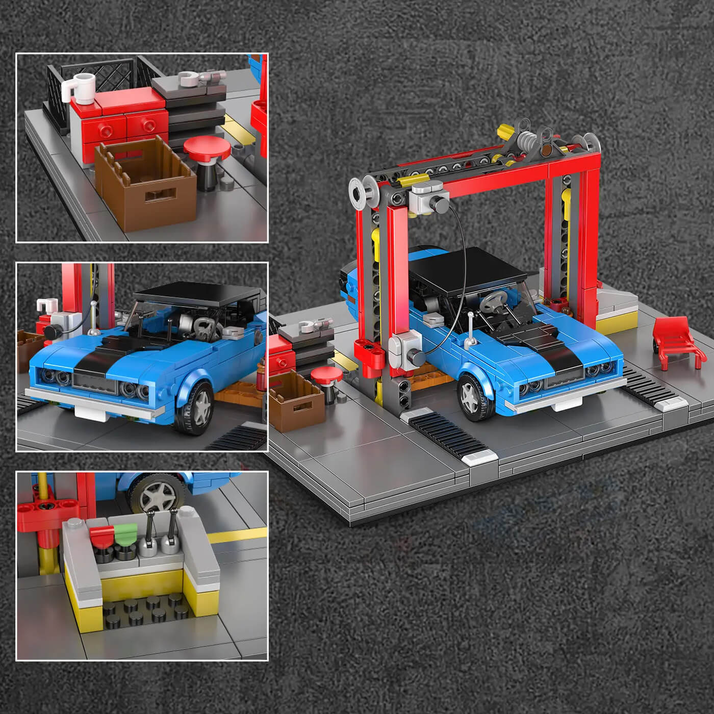 70's American Auto Repair Shop 857pcs