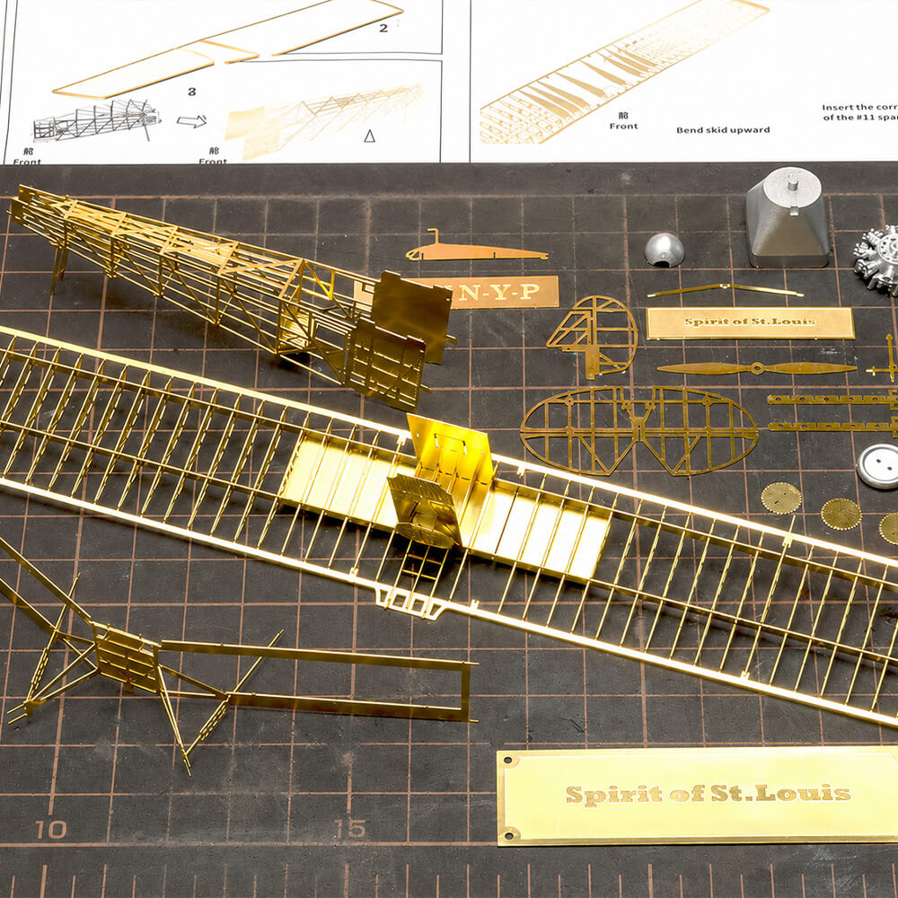 The Single-Engine Monoplane Ryan NYP - Metal Construction Set