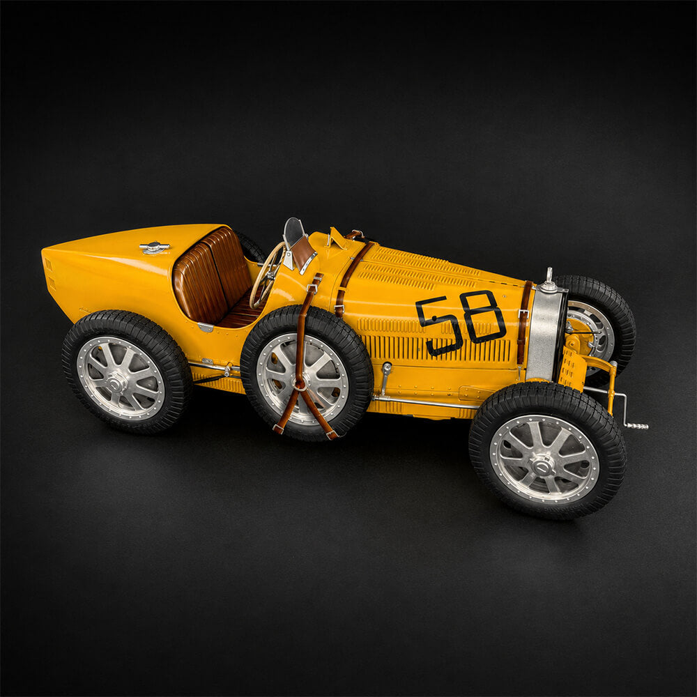 Limited Edition Yellow Bugatti Type 35B 1:12 Scale - Construction Set