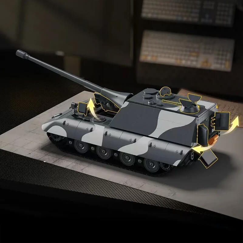 The Jagdpanzer E 100 1835pcs