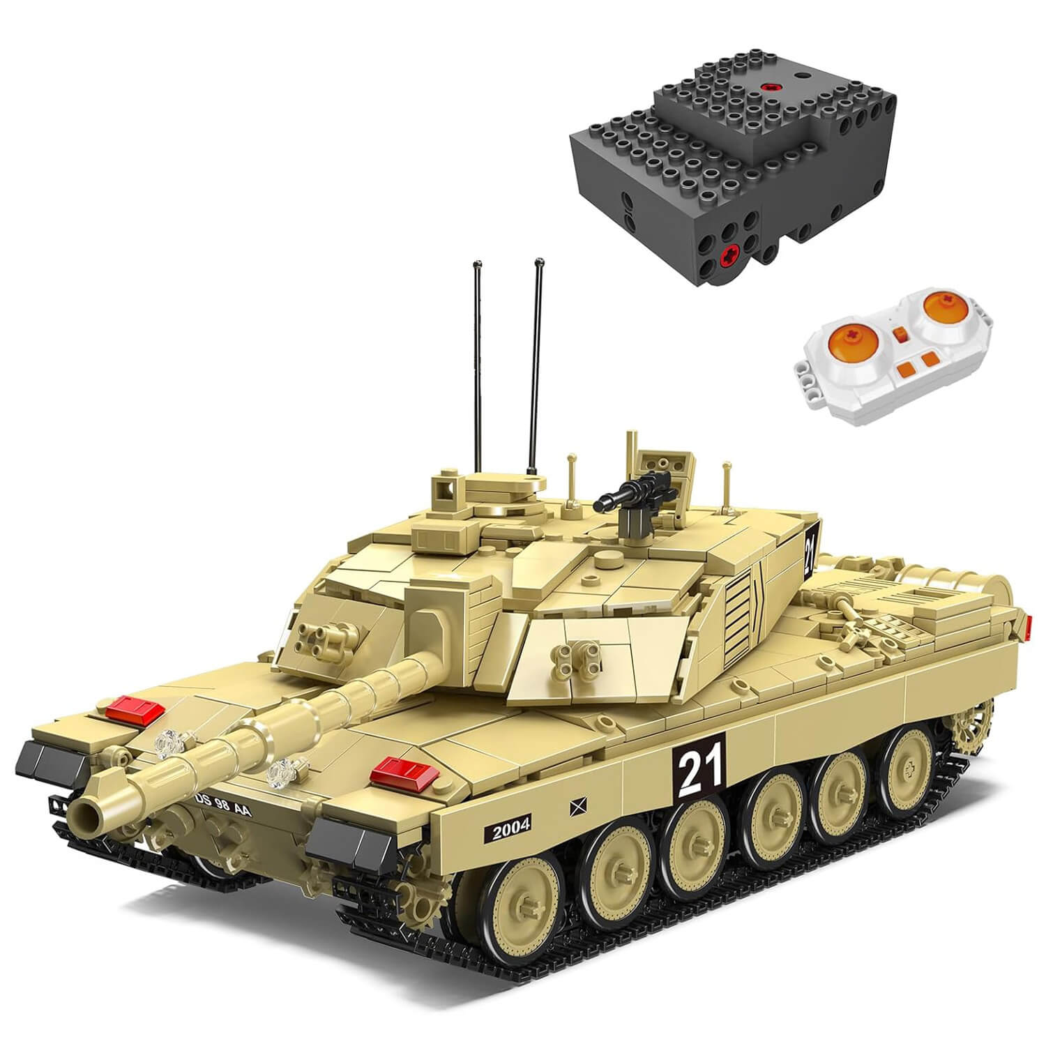Remote Controlled Challenger 2 Tank 1126pcs