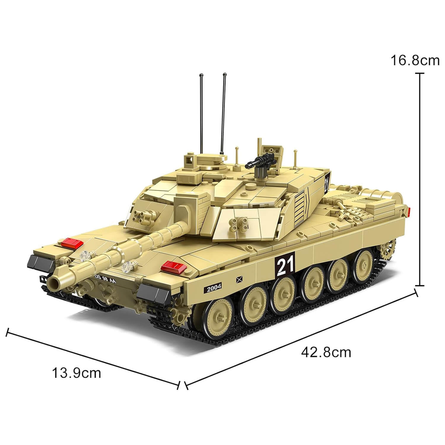 Remote Controlled Challenger 2 Tank 1126pcs