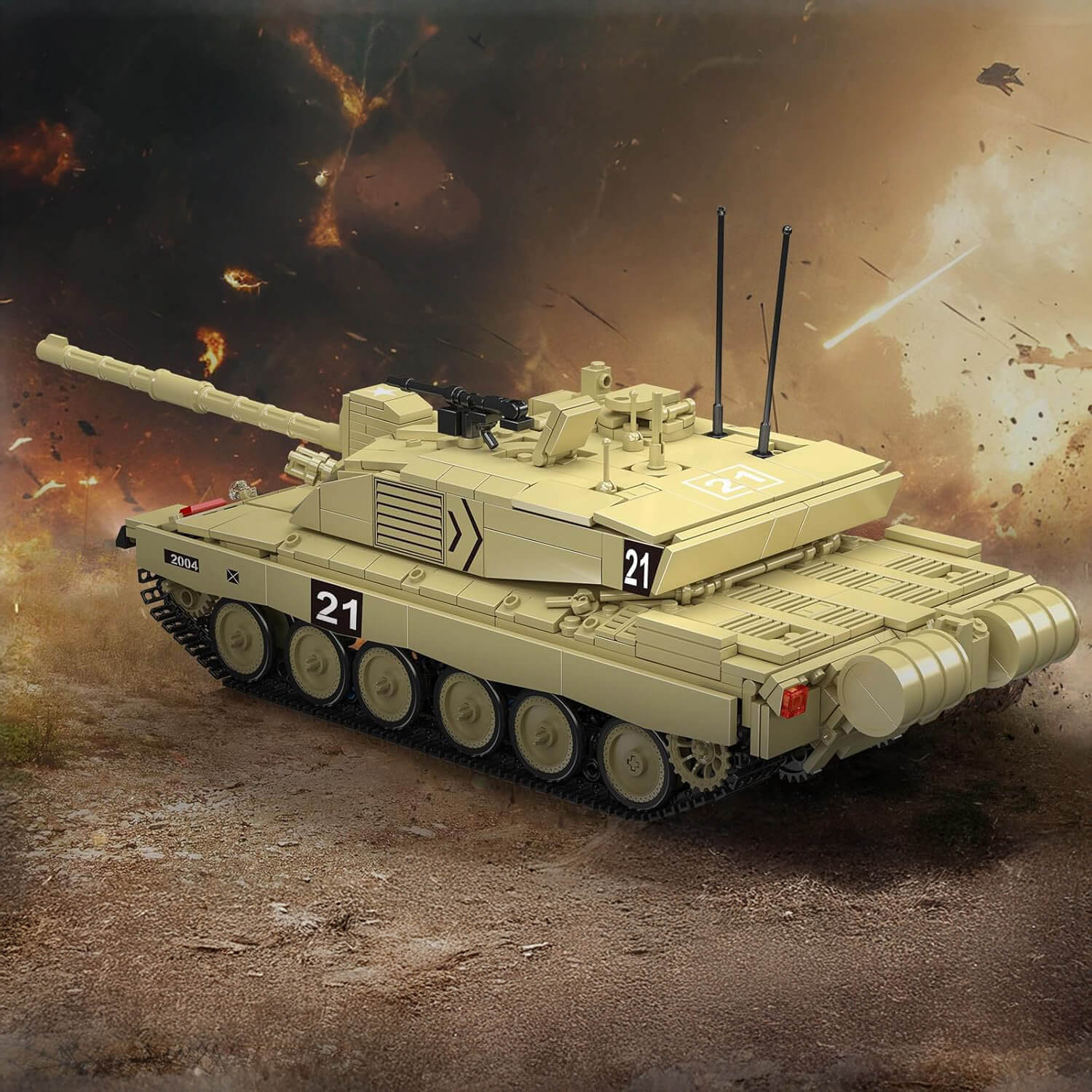 Remote Controlled Challenger 2 Tank 1126pcs