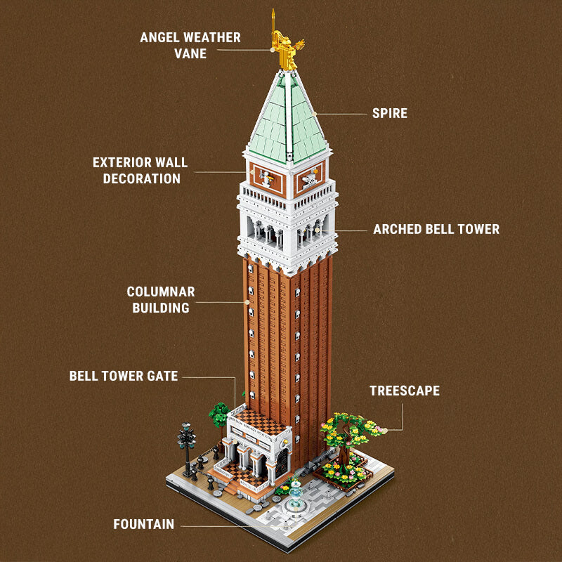 The Ultimate St. Mark’s Campanile 3902pcs