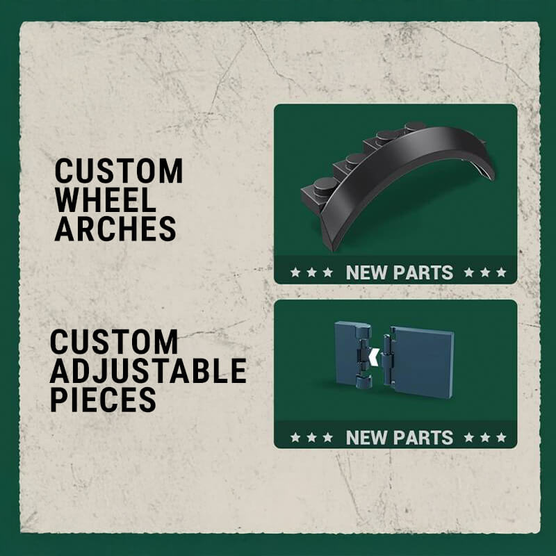 Vintage American Power Pickup 1198pcs