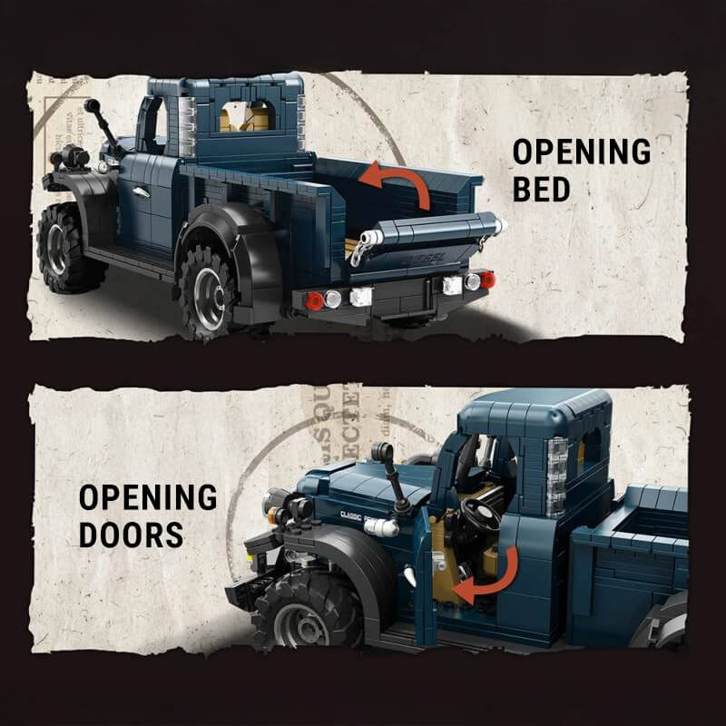 Vintage American Power Pickup 1198pcs