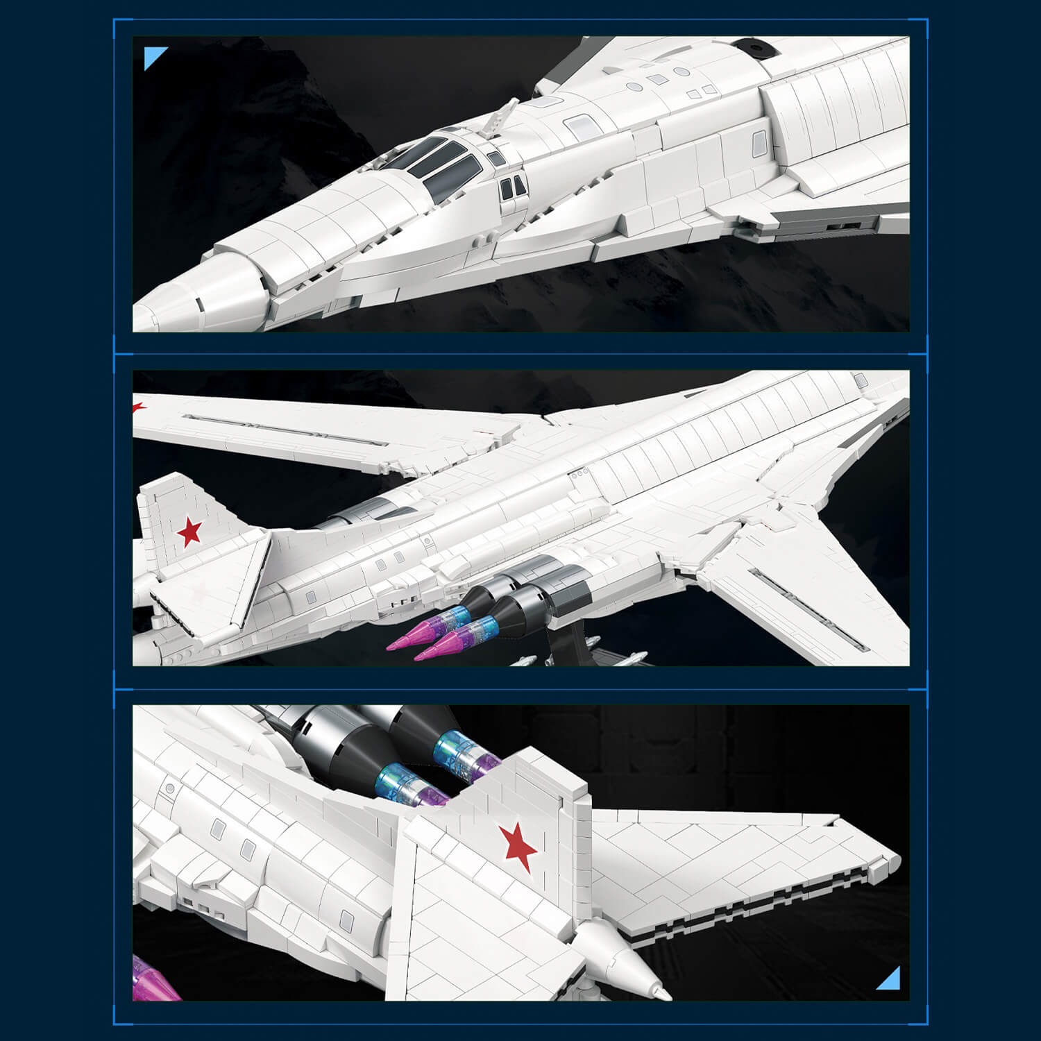 The Ultimate Tupolev Tu-160 3469pcs