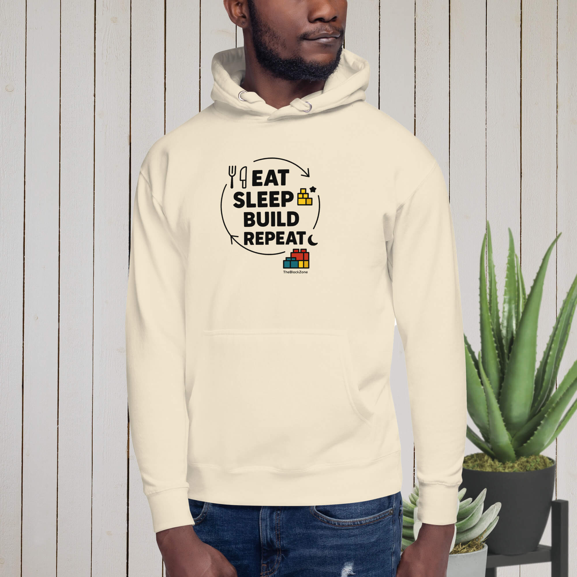Eat, Sleep, Build, Repeat Hoodie