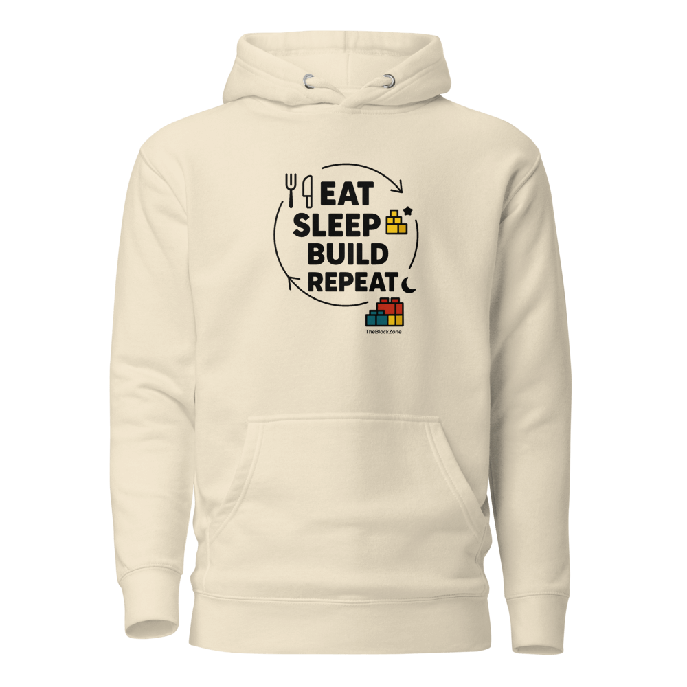 Eat, Sleep, Build, Repeat Hoodie