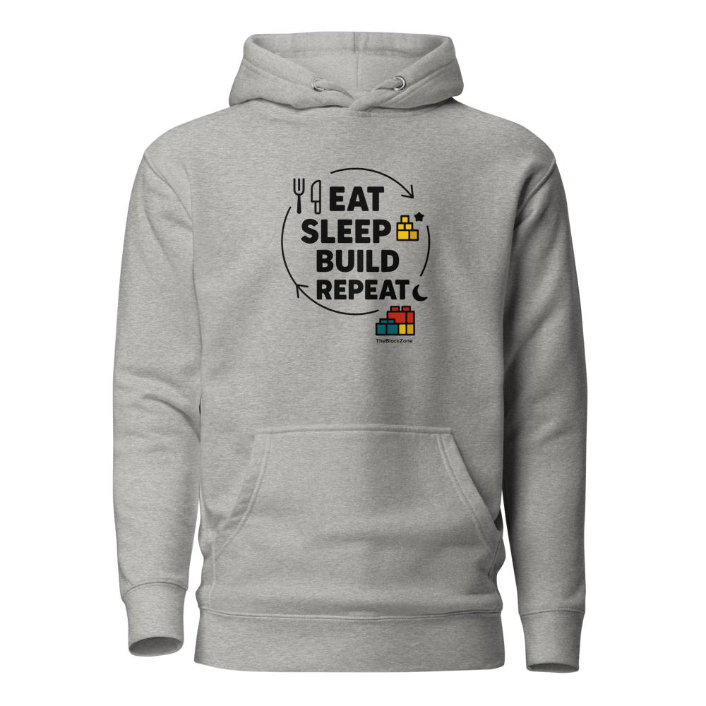 Eat, Sleep, Build, Repeat Hoodie
