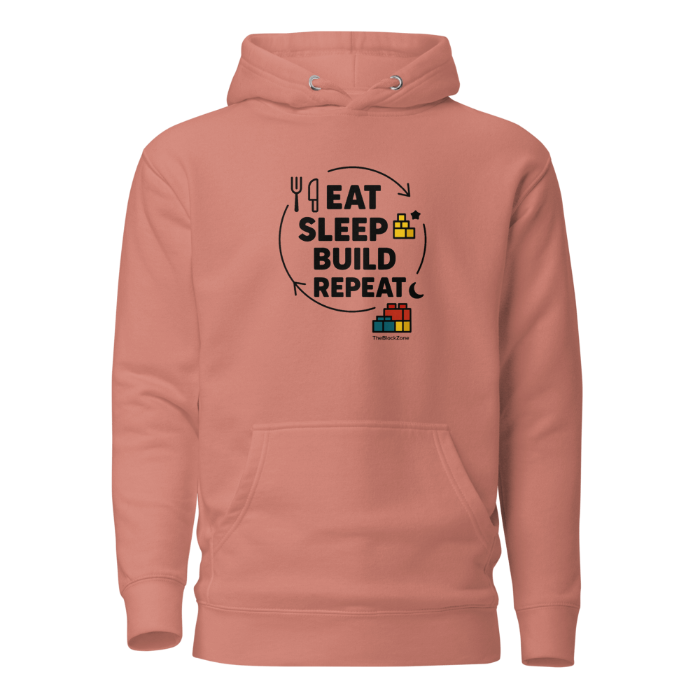 Eat, Sleep, Build, Repeat Hoodie