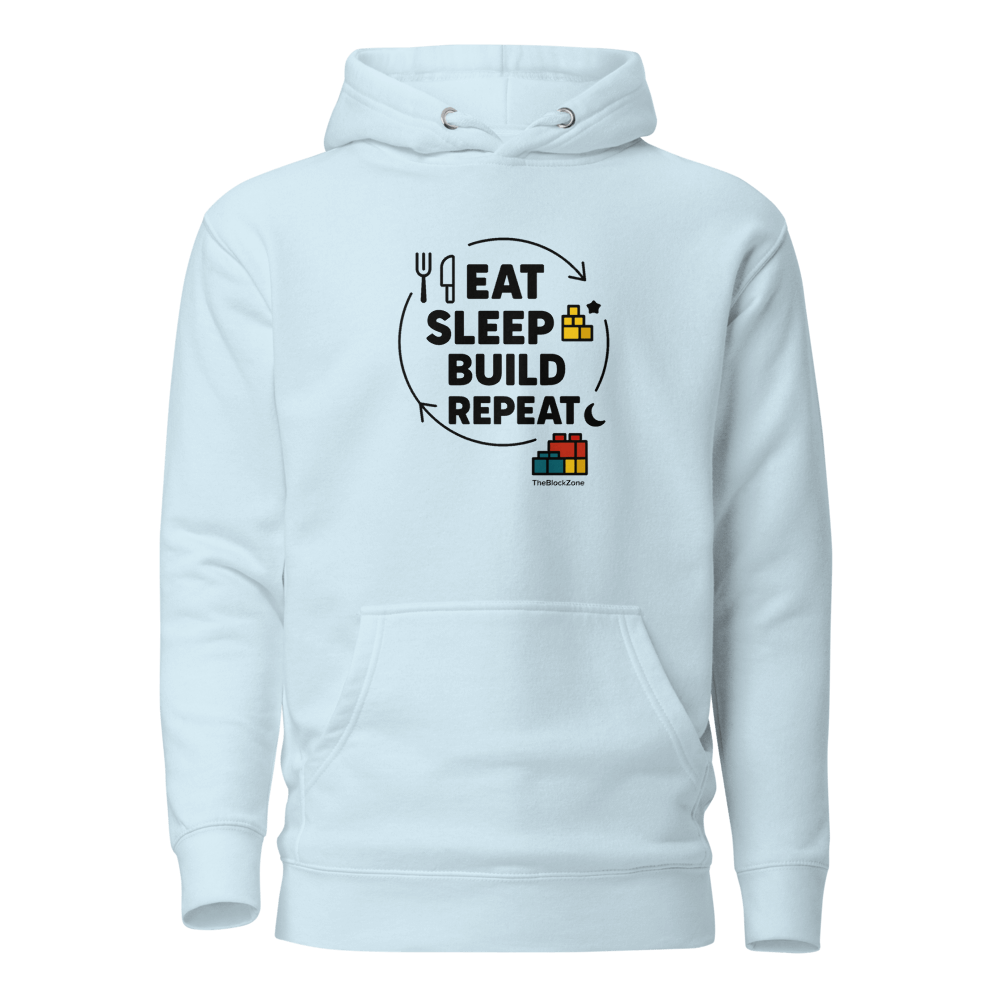 Eat, Sleep, Build, Repeat Hoodie