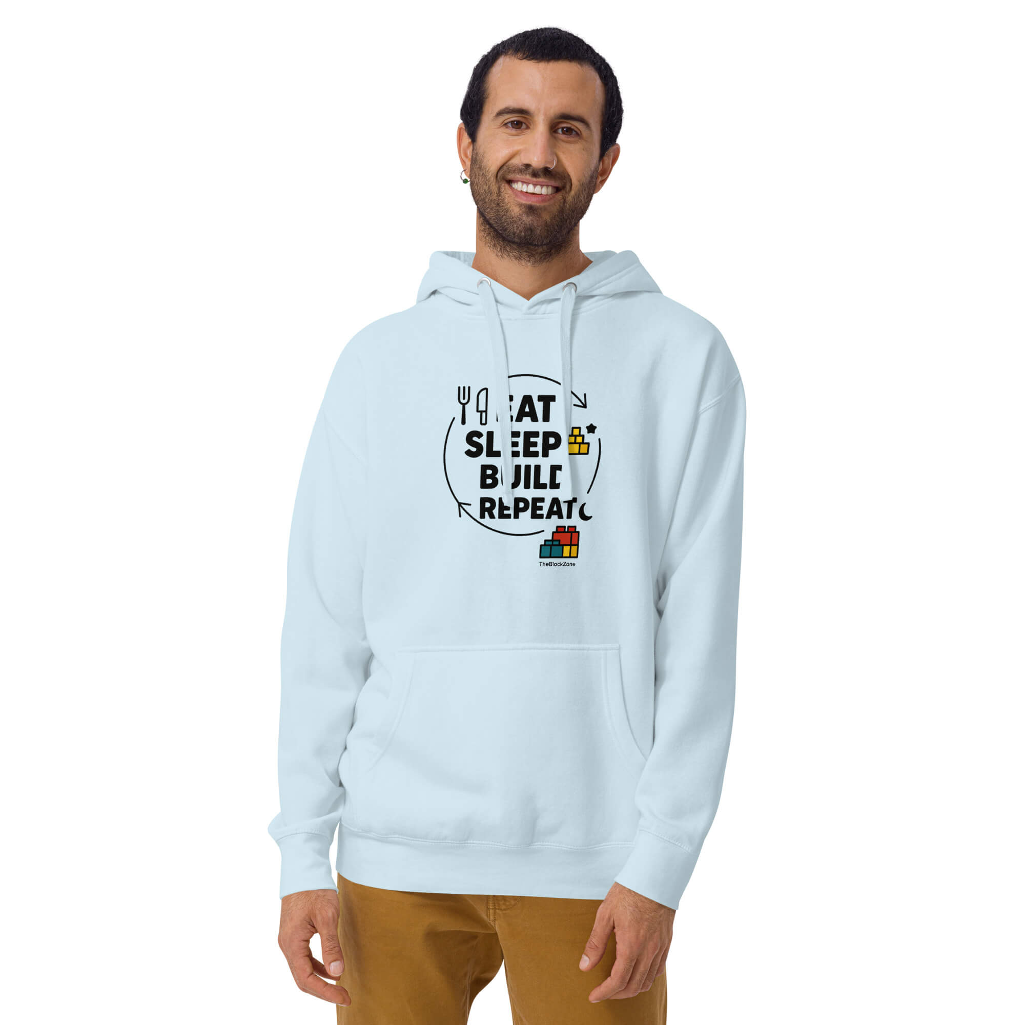 Eat, Sleep, Build, Repeat Hoodie