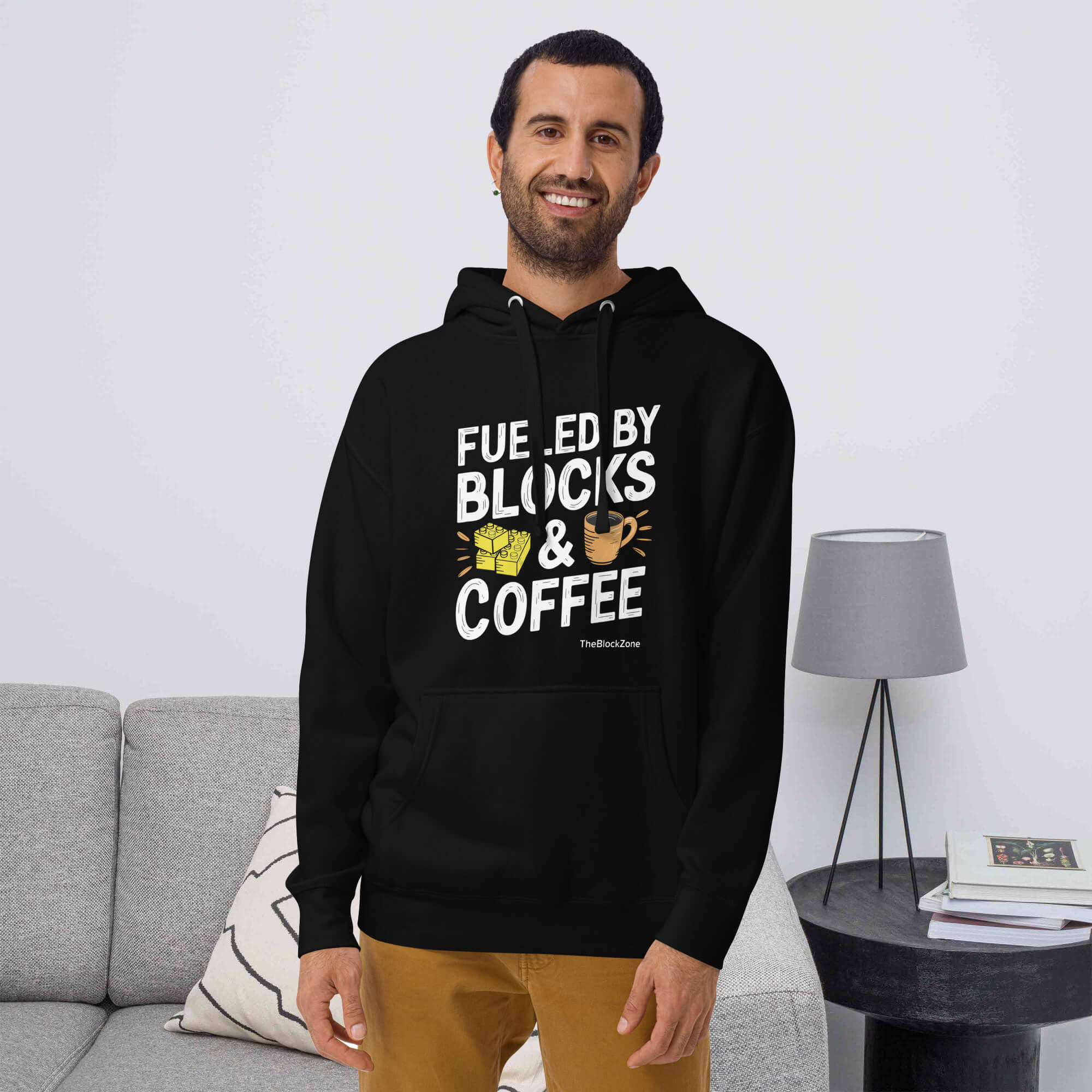 Fueled By Blocks & Coffee Hoodie