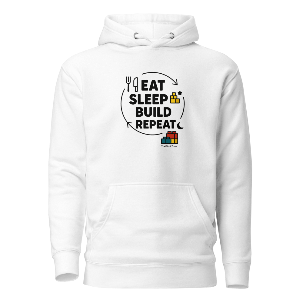 Eat, Sleep, Build, Repeat Hoodie
