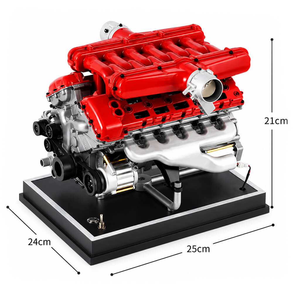 Italian V12 Metal Engine - Metal Construction Set