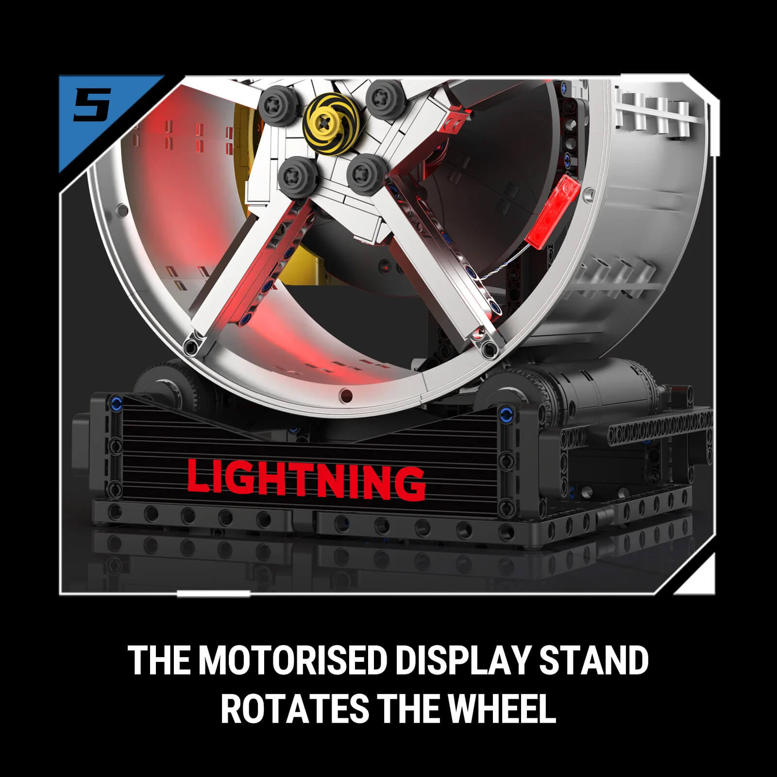 Motorised Supercar Wheel Display 577pcs