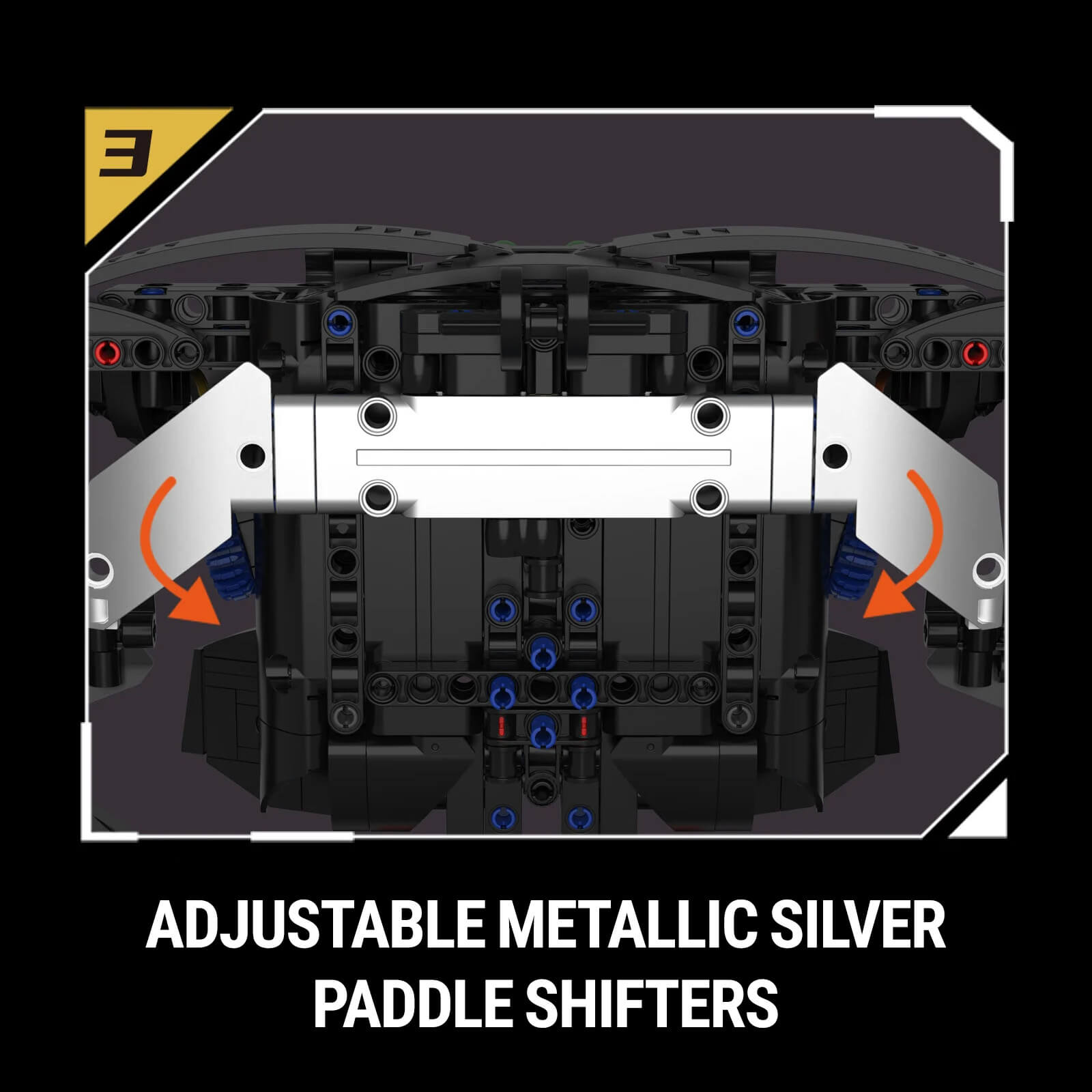 1:1 Italian Bull Racing Steering Wheel 866pcs