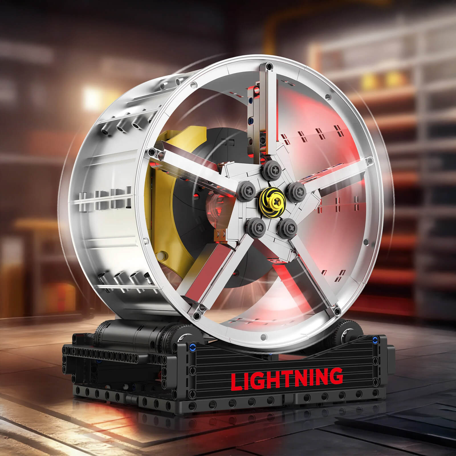 Motorised Supercar Wheel Display 577pcs