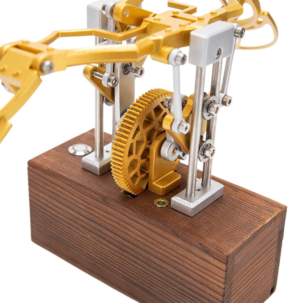 Mechanical Golden Ornithopter - Metal Construction Set