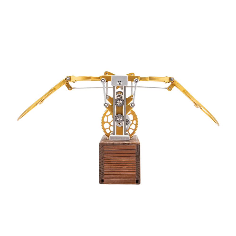 Mechanical Golden Ornithopter - Metal Construction Set