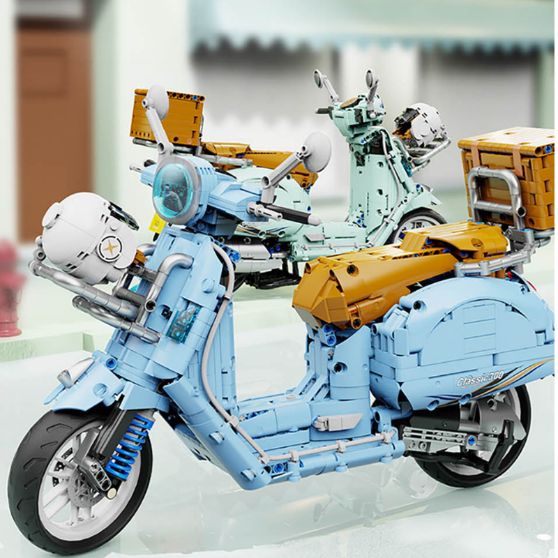 Classic Italian Scooter 1827pcs