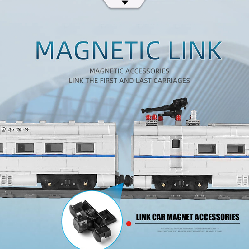 Remote Controlled Passenger Train 1808pcs