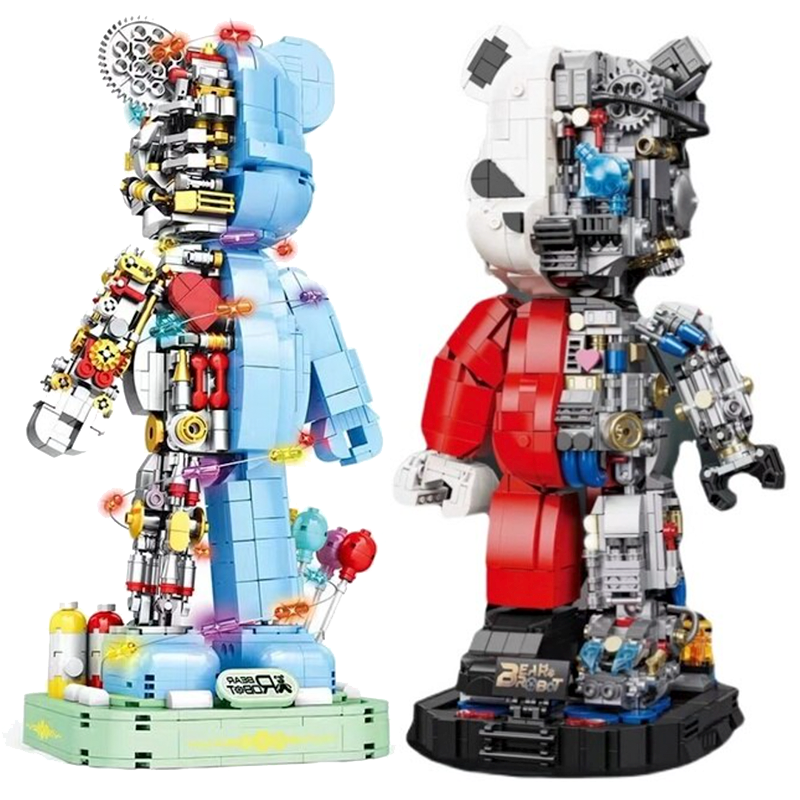 TOY BRICK WOOD BEARDOLL 新品 BearBlock Bundle 2560pcs