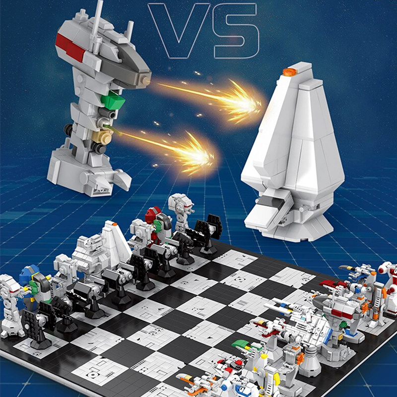 Collector's Edition Galactic Chess Set 3800pcs