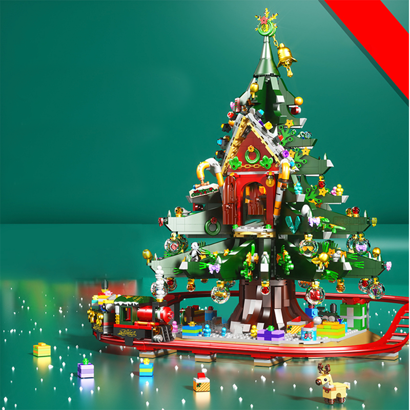 Limited Edition Christmas Tree Rollercoaster 2101pcs