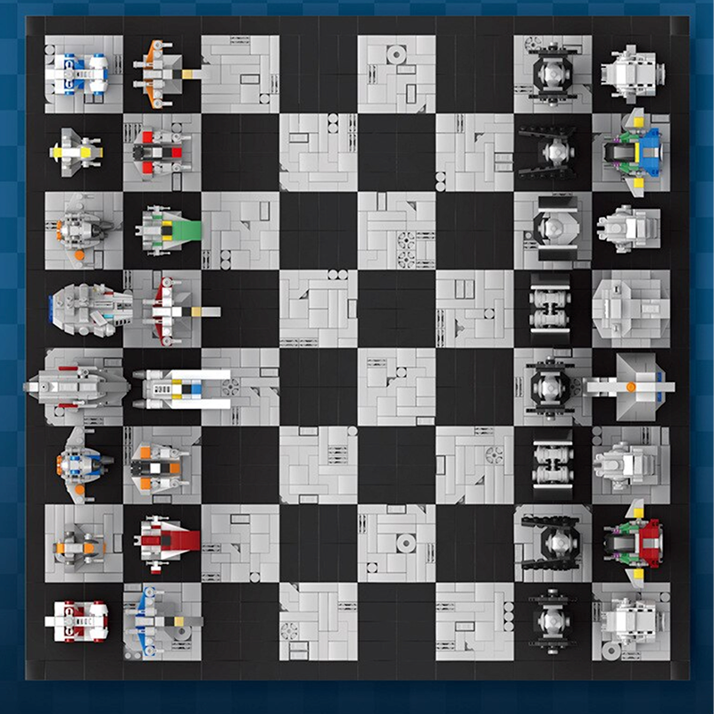 Collector's Edition Galactic Chess Set 3800pcs