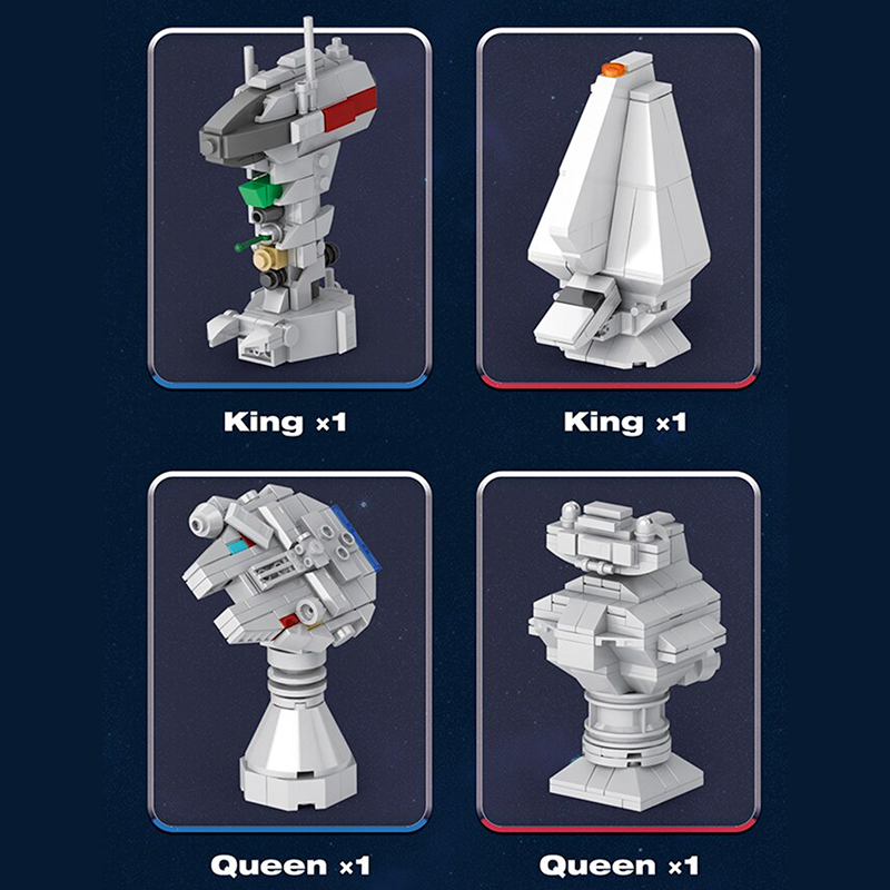 Collector's Edition Galactic Chess Set 3800pcs