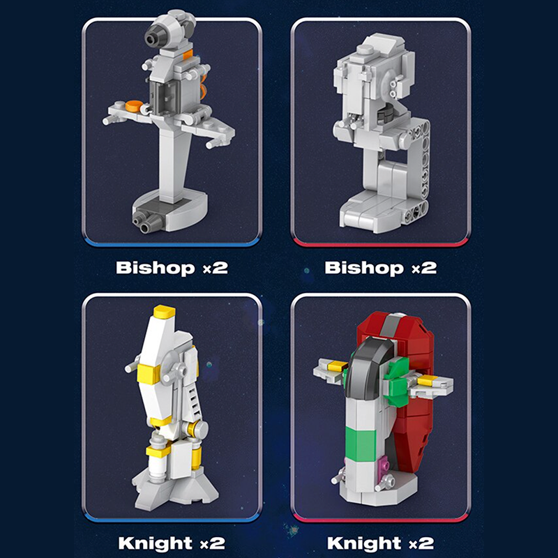 Collector's Edition Galactic Chess Set 3800pcs