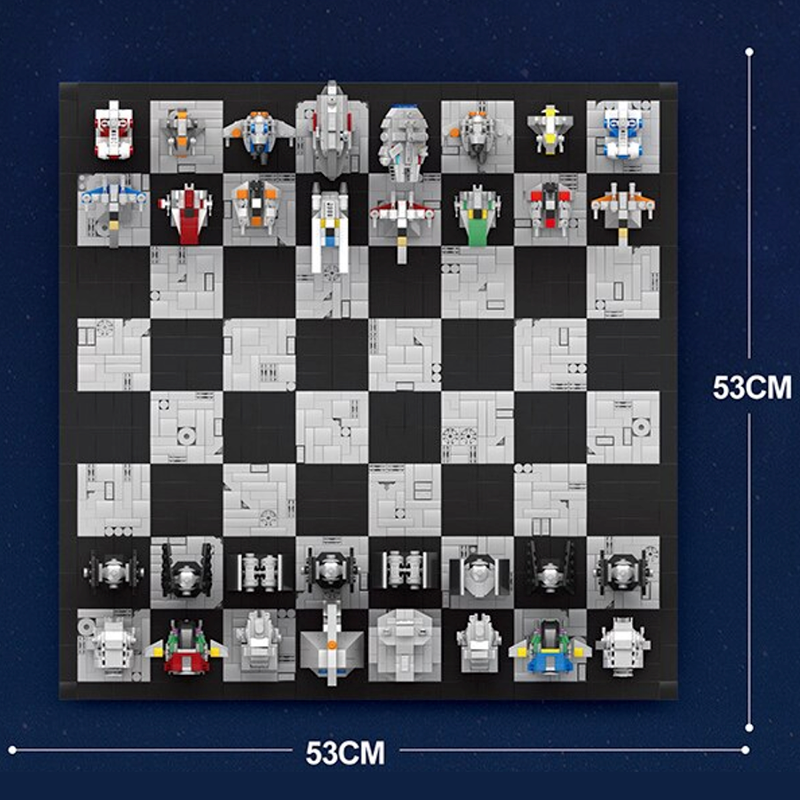 Collector's Edition Galactic Chess Set 3800pcs