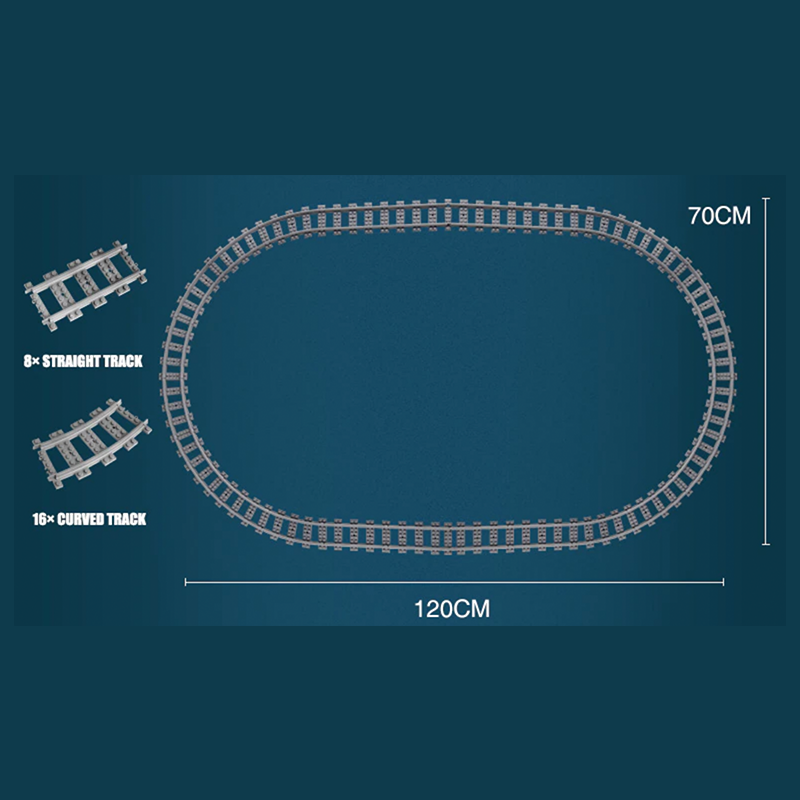 Remote Controlled Steam Train 2085pcs