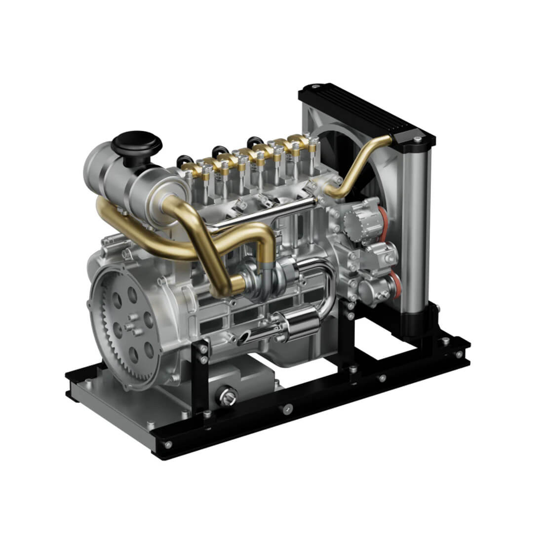 Classic Diesel Engine - Metal Construction Set