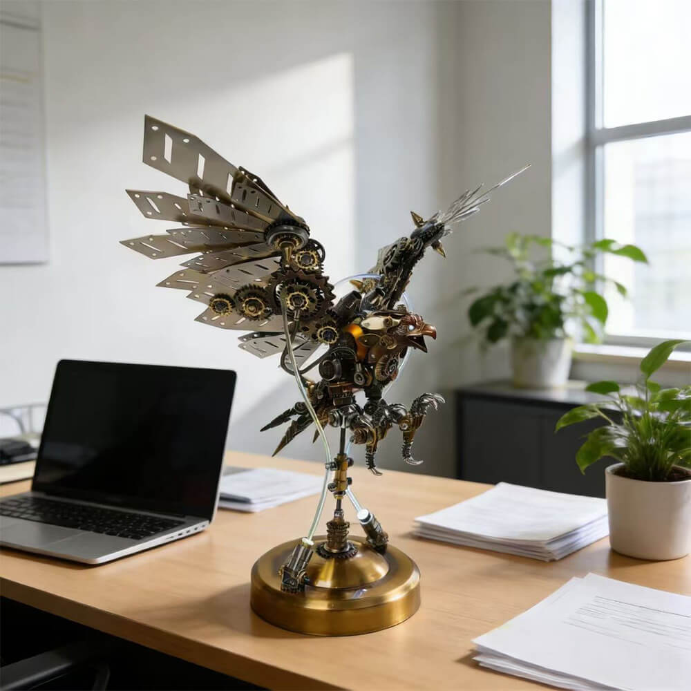 Steampunk Mechanical Eagle - Metal Construction Set