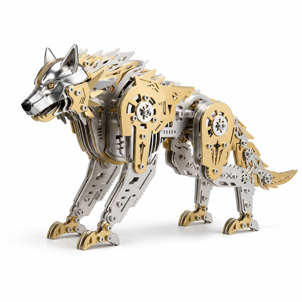 The Silverfang Wolf - Metal Construction Set