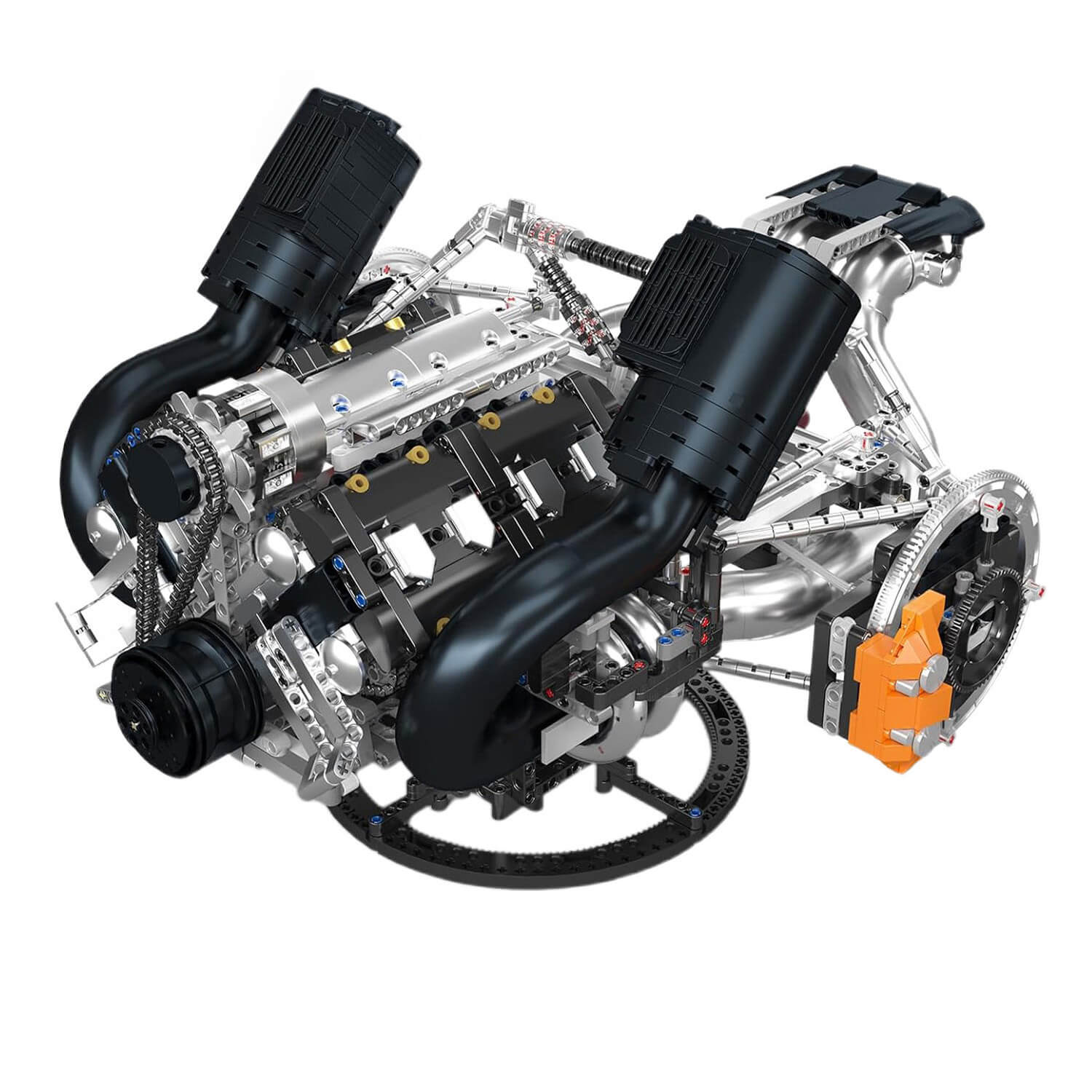 The Ultimate Scandinavian 5L V8 Engine & Gearbox 3191pcs