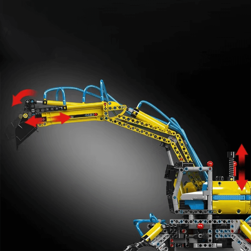 Pneumatic All-Terrain Excavator 1391pcs