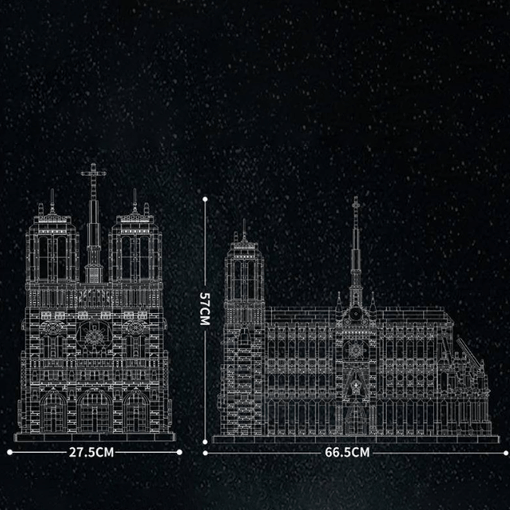 Notre Dame Cathedral 8867pcs