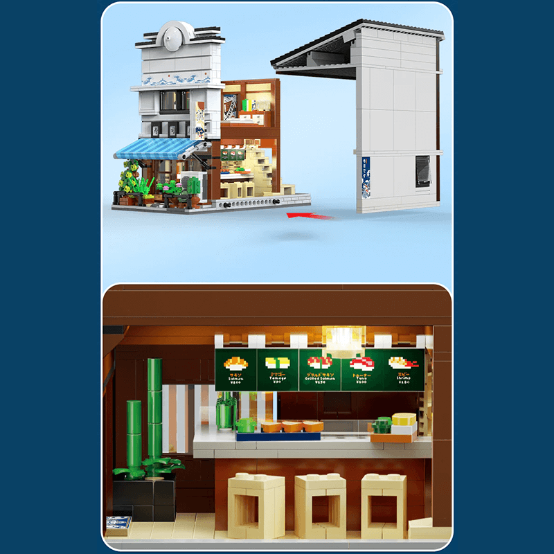 Japanese Sushi Shop 1664pcs