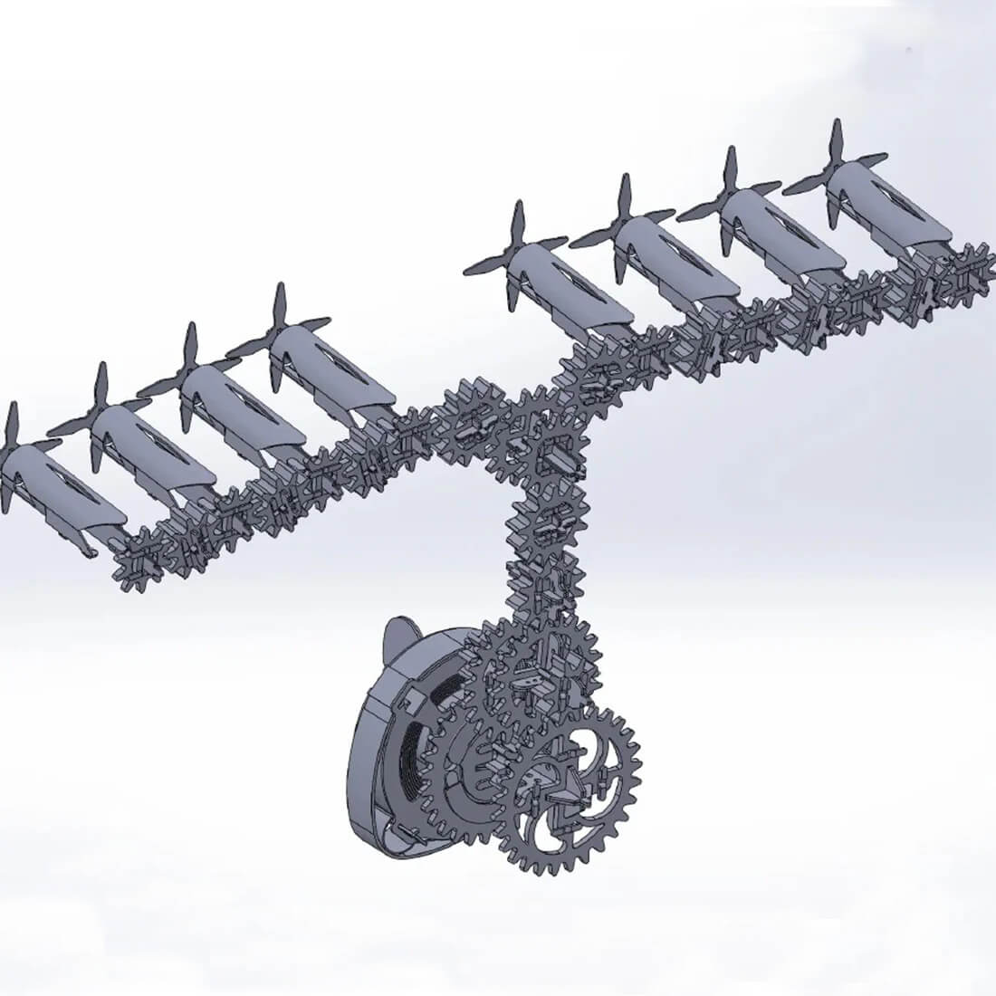 The Titan Hughes H-4 Sculpture - Metal Construction Set