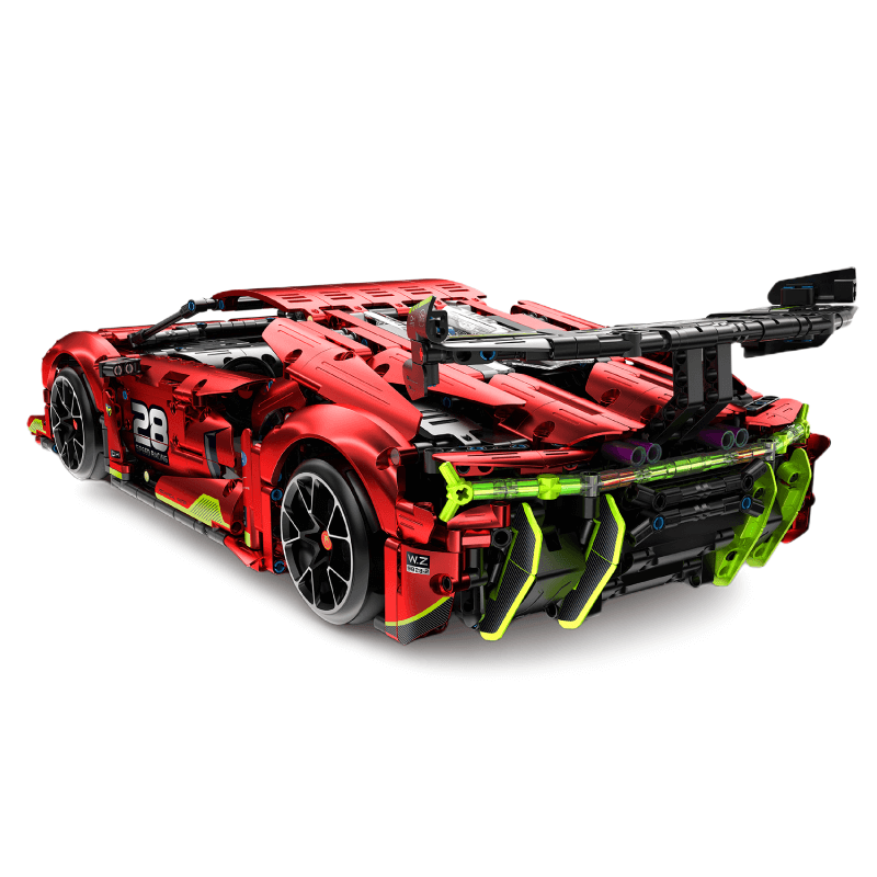 Drifting Satin Red Hypercar 2201pcs