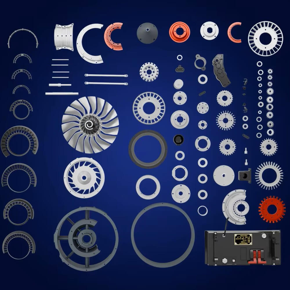 Aircraft Turbofan Engine - Metal Construction Set