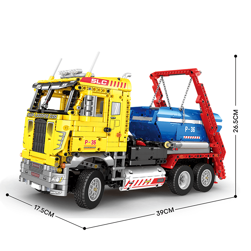 Remote Controlled Skip Dump Truck 1917pcs